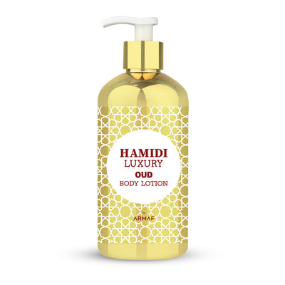 Hamidi Luxury Oud Body Lotion by Armaf for Unisex, 500ML